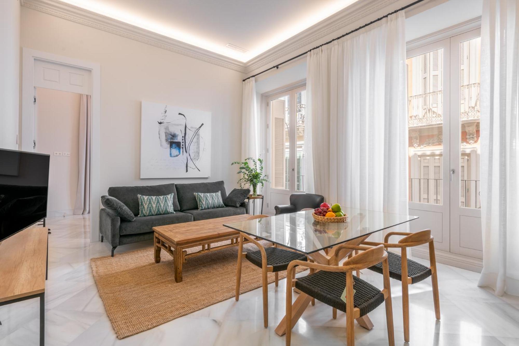 Apartamentos Pinar Malaga Centro Oda fotoğraf